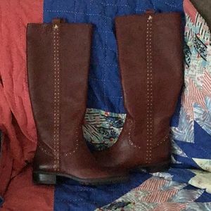 Sam Edelman Prina Redwood Leather Boots 8W